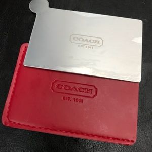 Coach compact mirror